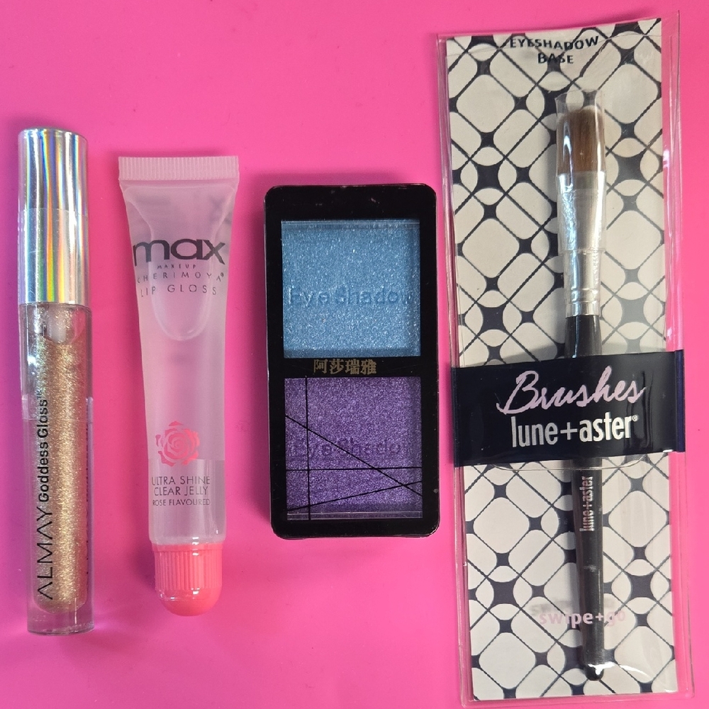 Almay Lip Gloss, Max Lip Gloss, Eye Makeup Set